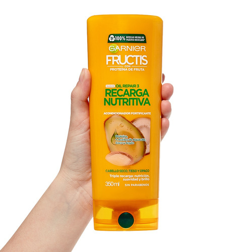 Imagen 6 de 6 de Acondicionador Recarga Nutritiva Oil Repair 350ml Fructis