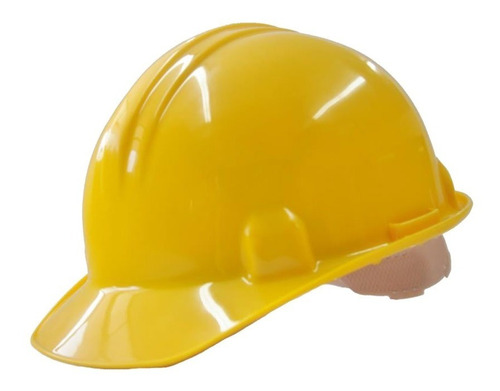 Casco Amarillo  Diel, Completo C/susp Y Tafilete Ajustable. 