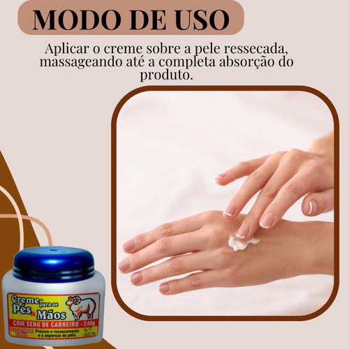 Kit 2 Creme Hidratante Pés San Jully Com Argan E Ureia