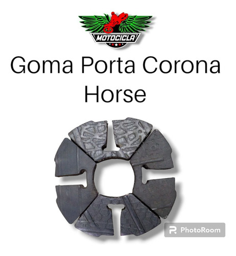 Goma Porta Corona Moto Horse