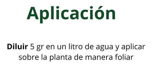 Fertilizante Para Huertos Y Jardín. Nitrógeno- Nitro 45 100g