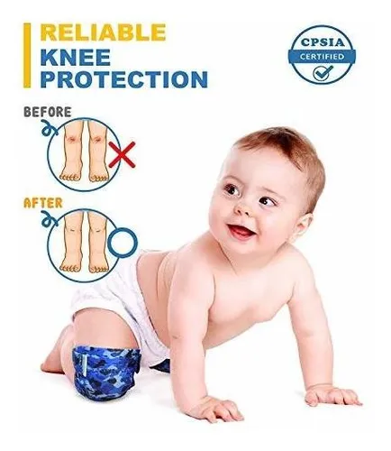 Rodilleras Para Bebé Para Gatear (2 Pares) | Cpsia Certific