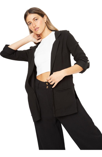 Blazer Olivia Ii Negro Jacinta Tienda