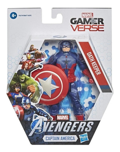 Marvel Capitan America Oath Keeper Gamer Verse De 6 Pulgadas