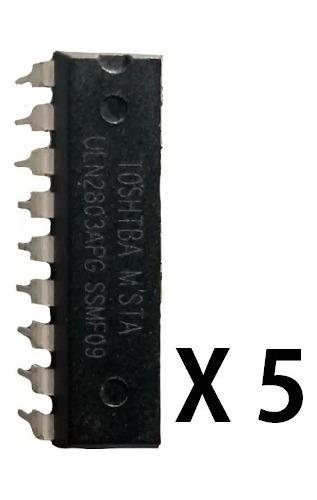 Array Transistores Buffer Darlintong Uln2803 Dip-18 Pines