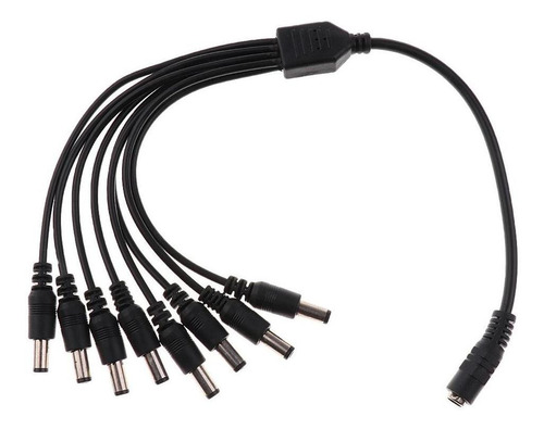 Cable Adaptador De Cámara Alimentación Seguridad 8 Puertos