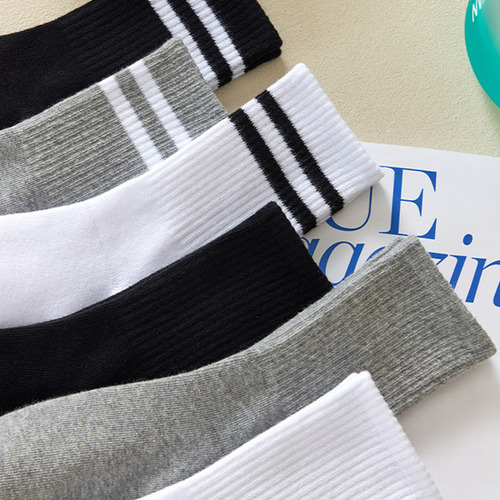 5 Pares De Calcetines Intermedios Para Mujer, Transpirables,