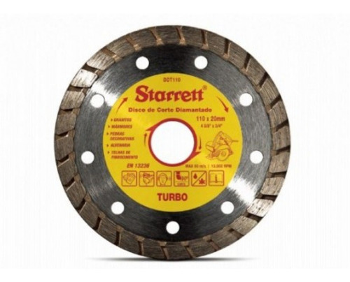 1 Disco P/madeira Tung.starret Dct 110-20 Fera 106870