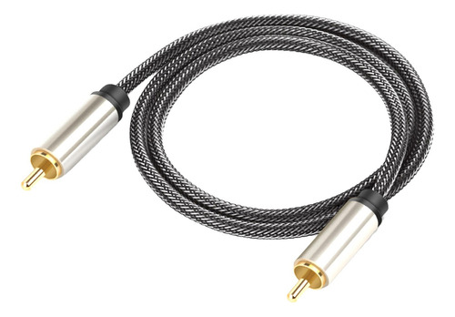 Cable Coaxial De Audio Digital Rca Macho A Macho Subwoofer M