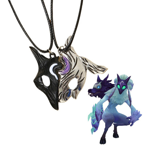 Collares De Pareja Kindred Lol League Of Legends Regalo Amor