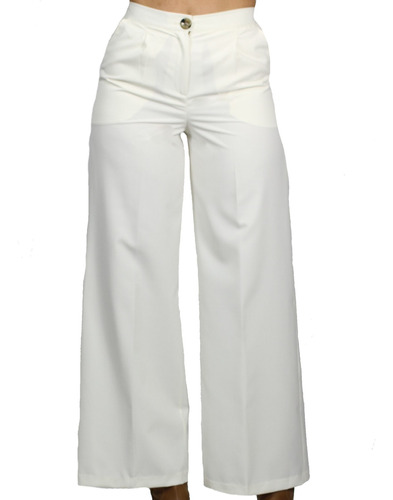 Pantalón De Vestir Fluido Con Elástico Aide Collection 31405