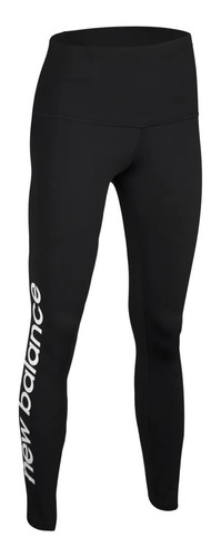 Calza Larga Running Mujer New Balance Negra