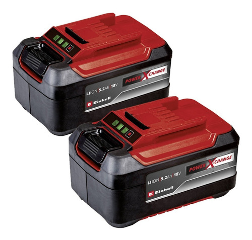 Twin Pack Einhell Baterías 5.2ah Power X-change X 2 Unidades