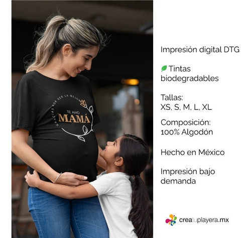 Playera Mamá Día De Las Madres Gracias Por Ser La Mejor