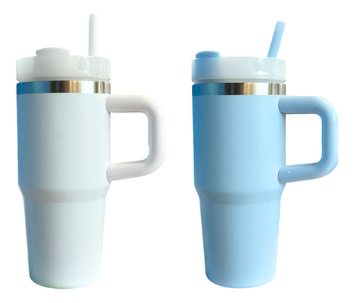 15 Mini Termo 14 Oz Termico Acero Inoxidable Popote Mayoreo Surtido