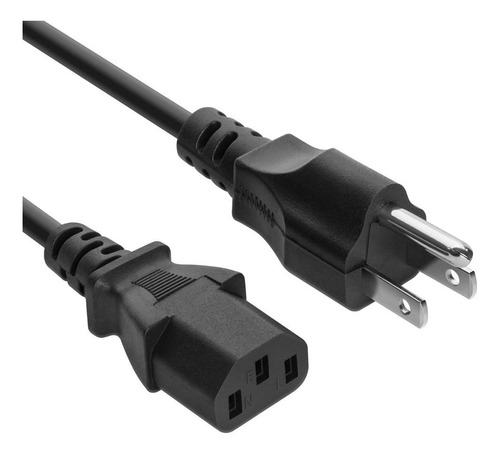 Cable De Poder Para Computadora 1.5 Mts