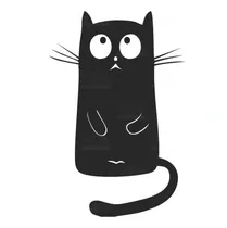 Comprar Calco Sticker Gato Negro Vinilo Auto Moto Tuning Pc Termo