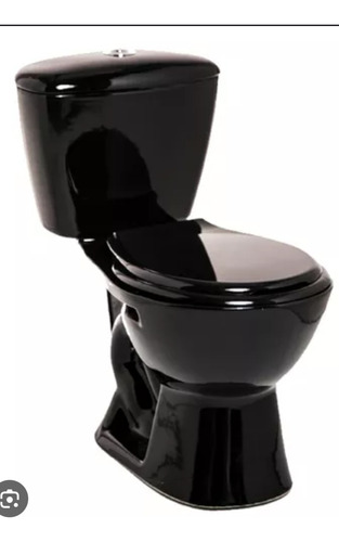 Vitt Combo Wc- Sanitario,lavamano Pedestal Negro Brillo 