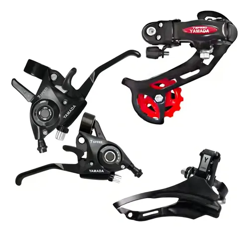 Kit Transmissão Bicicleta Yamada MTB 21v Rapid Fire 3x7v MEGA
