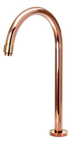 Torneira Banheiro Pratica Clean Alta Rose Gold 1/4v