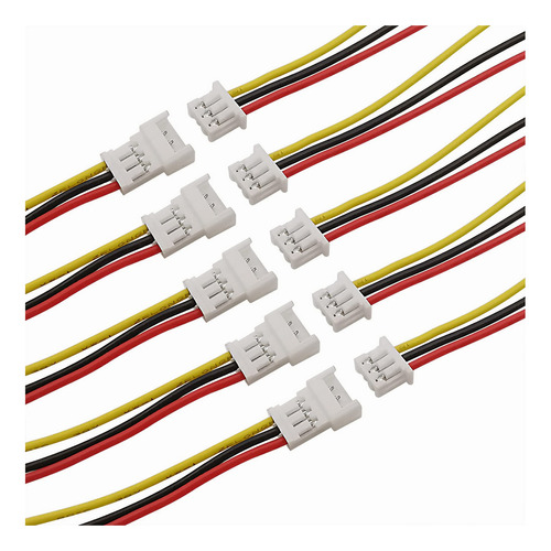 Micro Jst - Conectores De Cable 1.25, 20 Pares/40 Piezas De