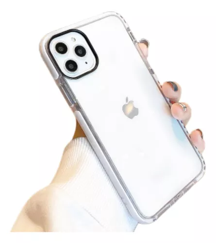 Funda para iPhone 12 Pro Max Tecnología Ultra Impacto Color Blanco  InstaCase Antigolpes Uso Rudo
