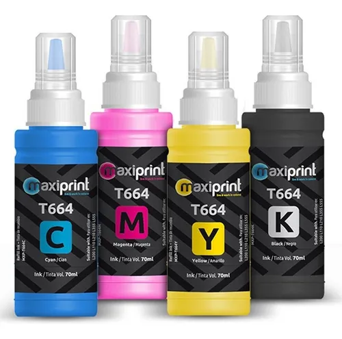 comprar Kit De Tinta Maxiprint Epson T664 Negro Y Color