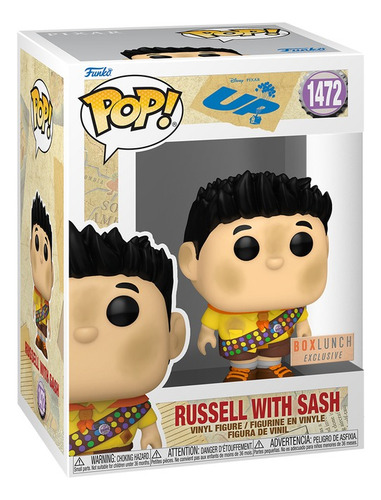 Funko Pop! Disney Pixar Up Russell With Sash 1472 Boxlunch