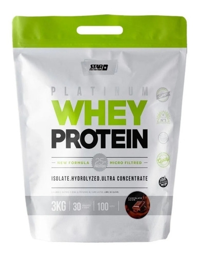 Platinum Whey Protein X 3 Kg  Doy Pack  - Star Nutrition