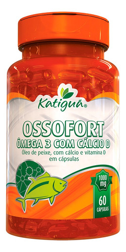 Ossofort (ômega 3 Cálcio E Vitamina D) 60 Cáps 1000mg