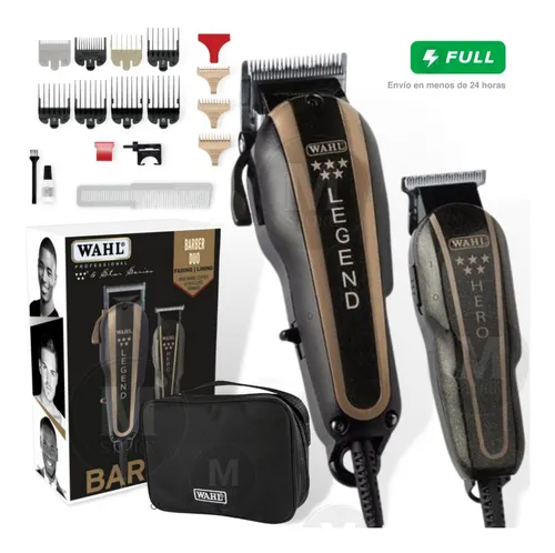 Combo Cortadoras De Cabello Wahl Legend + Patillera Hero