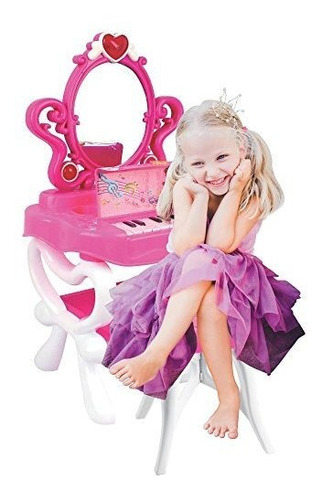 Dimple Tocador Infantil Musical Princesas Para Niñas 2 En 1