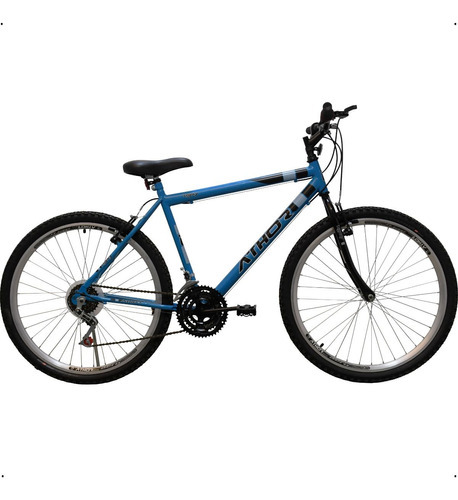 Bicicleta Aro 26 Athor Legacy 18 Marchas Bike Adulto Aero Cor Azul