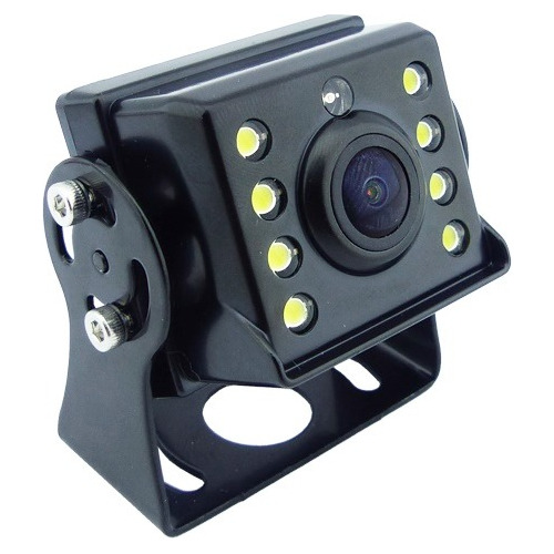 Cámara De Retroceso Camión-bus 12-24 V 8 Led + Cable 15mts