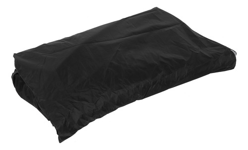 Funda Protectora De Sofá Negra En Forma De U Para Exteriores