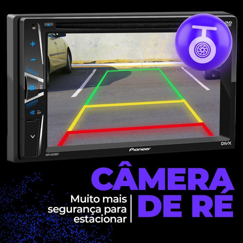 Imagem 5 de 6 de Central Multimidia Dvd Pioneer Avh-g228bt Toyota Hilux 2012/