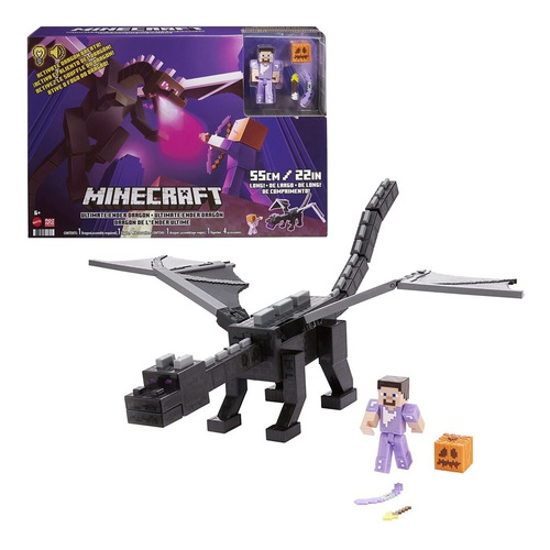 Minecraft Ultimate Ender Dragon Juguete + Accesorios - Niños