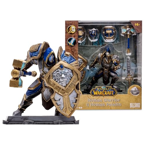 Mundo De Warcraft 6in Wv1 Humano: Paladín/guerrero