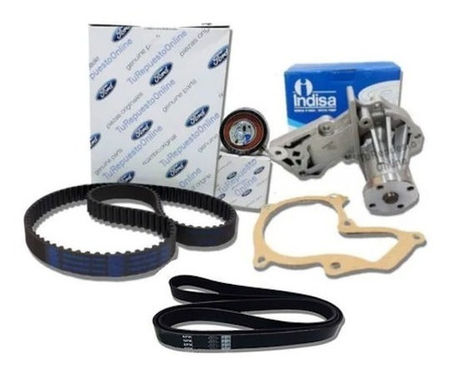 Kit Distribucion Original Bomba + Poly-v  Ford Focus 1.6 16v