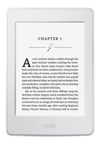 E-Reader  Kindle Paperwhite 3 Gen 4GB blanco con pantalla de 6" 300ppp