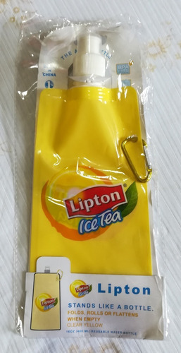 Termo O Botella Tipo Bolsa Exprimible De Lipton