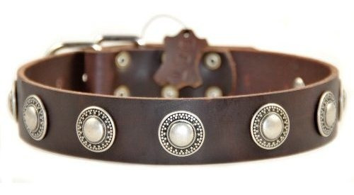 Dean Y Tyler  Tesoro Simple , Collar De Cuero Con Herrajes D