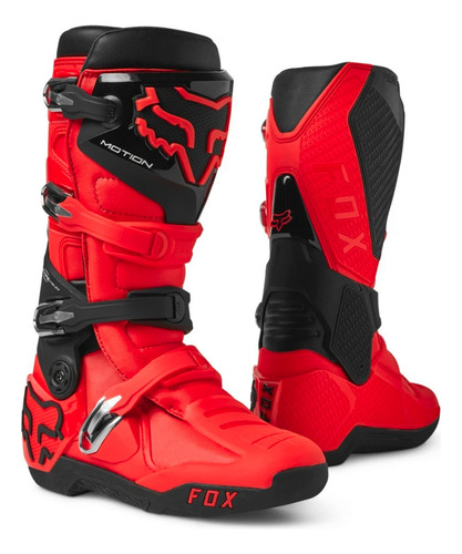 Bota Fox Cross Motion Rojo Negro 