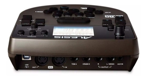 Imagem 7 de 10 de Bateria Eletrônica Nitro Mesh Da Alesis Preta 8 Peças Usb