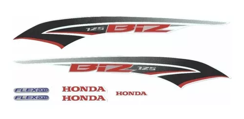 Kit Adesivos Friso E Pleter Roda Honda Biz 125 Personalizado