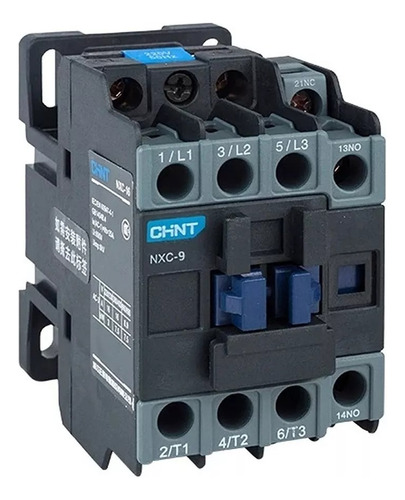 Contactor Chint Nxc-09 - In:9a - 3 Polos + Aux: 1na+1nc - Bo