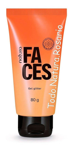 Gel Glitter Natura Faces Para Rostro Ojos Y Cuerpo 80g