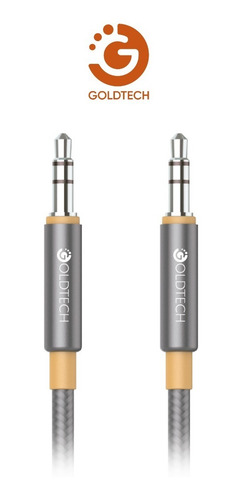 Imagen 5 de 10 de Cable Auxiliar Spica 3.5 Macho Macho Ma 1mt Mallado ,,
