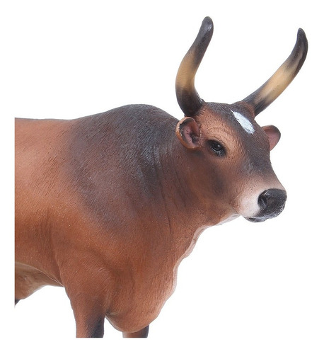 Escultura Boi Carreiro Castanho Em Resina Home Western Decor
