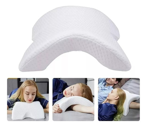 Almohada Memory Brazo Ortopedica Cojin Curvo Cuello Cervical